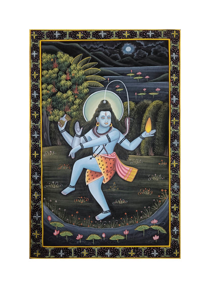 Lord Shiva Hand Made Painting Art Work Wall Decor