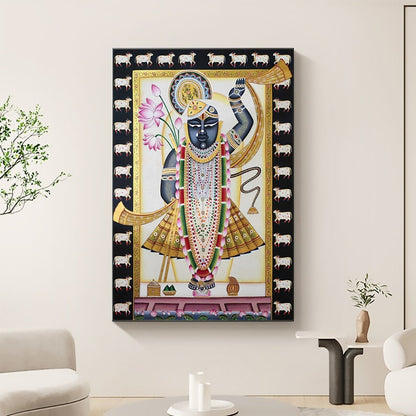 Shree Nath JI Pichwai artwork Hand-Made Painting Home Decor