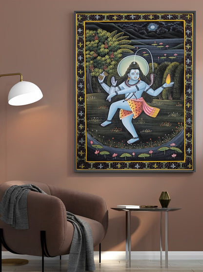 Lord Shiva Hand Made Painting Art Work Wall Decor